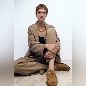 Zara Suede Loafer/Driving shoe